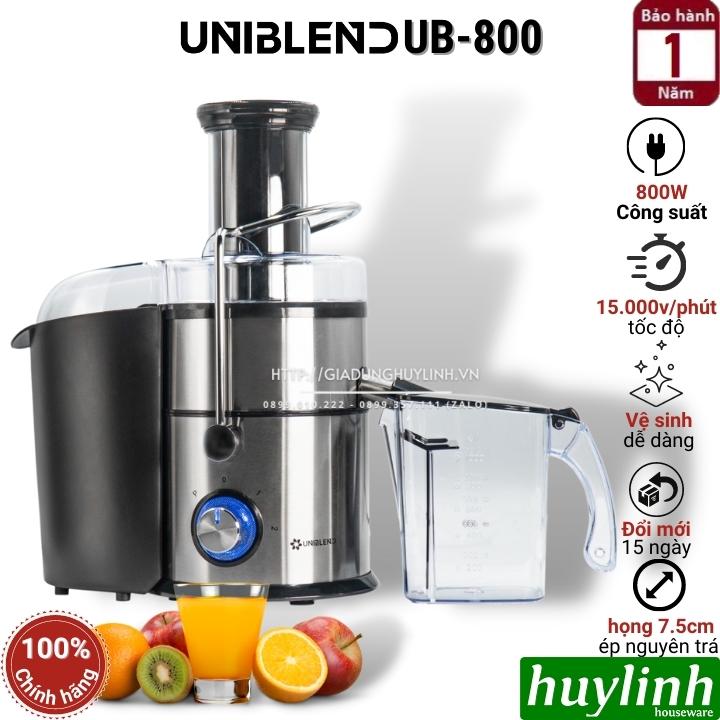 Máy ép trái cây Uniblend UB-800 - 800W - Hàng chính hãng