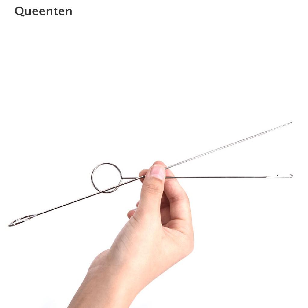 Queenten Stainless Steel Sewing Loop Turner Hook Embroidery DIY Needlework Tools QT