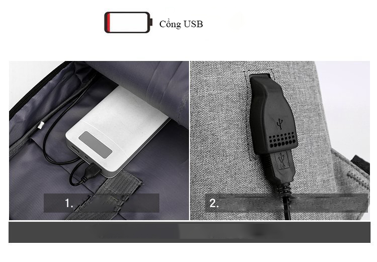 Balo Nam Nữ Lớn Đơn Giản Mới Đa Chức Năng Tích Hợp Usb Doanh Nhân, Học Sinh , Sinh Viên, Công Sở Dây Cơ Học Thoáng Khí , Chống Mài Mòn BL008