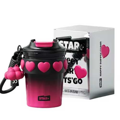 MD Star Ly Giữ Nhiệt Inox 380Ml Đen 60019440 - Hàng chính hãng