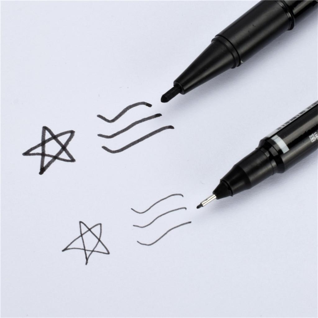 18Pcs Tattoo/ Piercing Skin Marking Pen Double Ended Marker w/Fine&Thick Tip