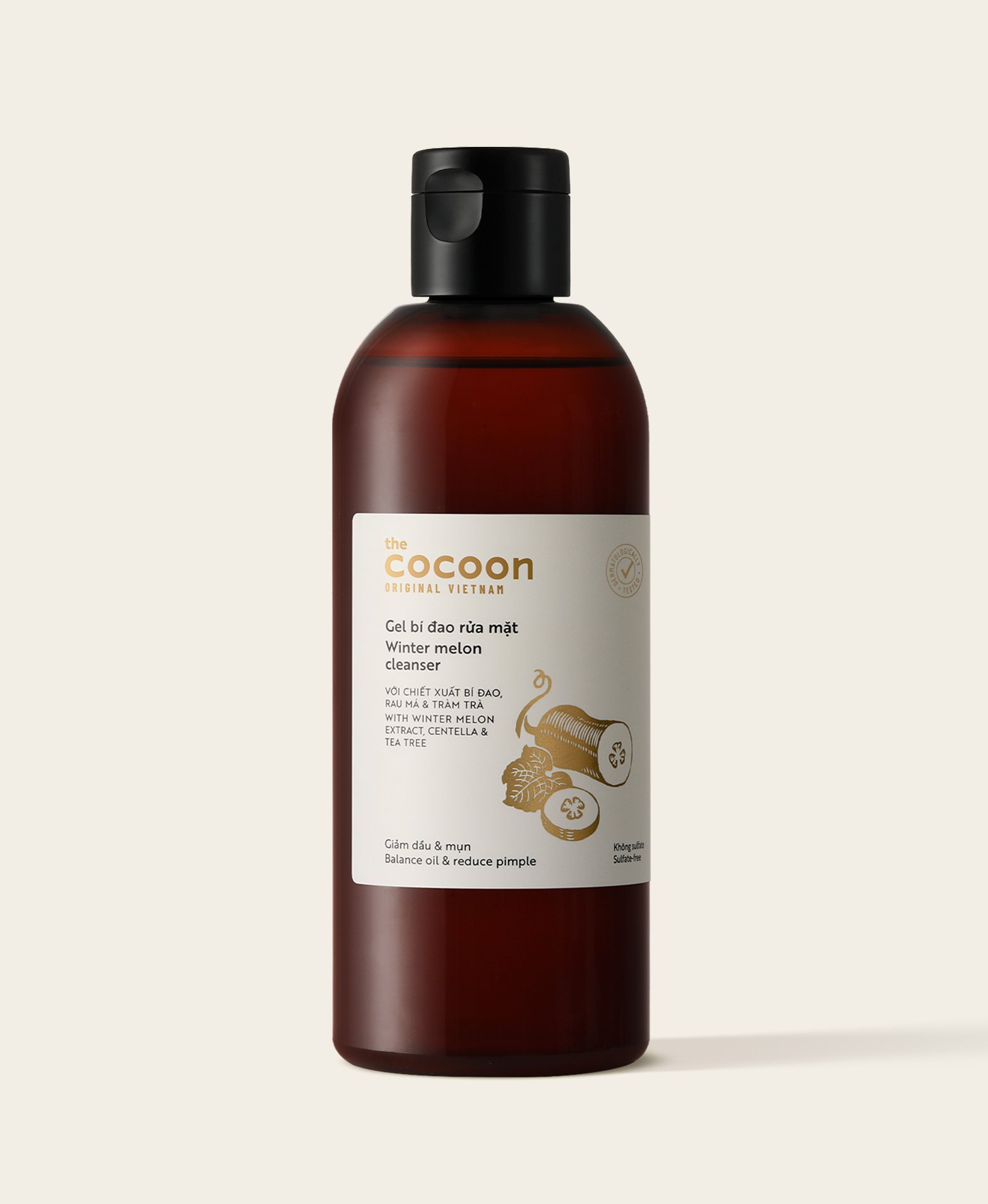 Gel bí đao rửa mặt cocoon 310ml thuần chay