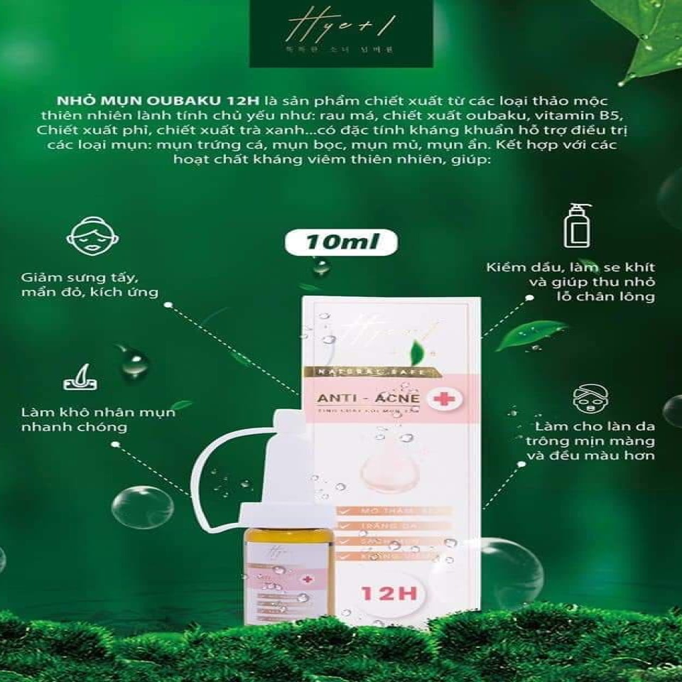 Tinh Chất Nhỏ Mụn Cell Anti Acne - 10ml - Hàng Chính Hãng - Hết Tất Cả Các Loại Mụn - Ẩn - Bọc - Mủ - Viêm Sưng Tấy - Cám - Đầu Đen - Toàn Thân và đầu.