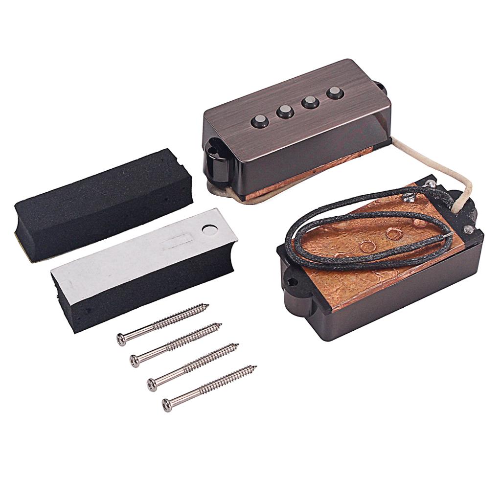 2 Máy Tính Nam Châm Bán Đĩa Đơn Phối Cầu Cổ Bộ cho PB Bass Thay Thế Linh Kiện