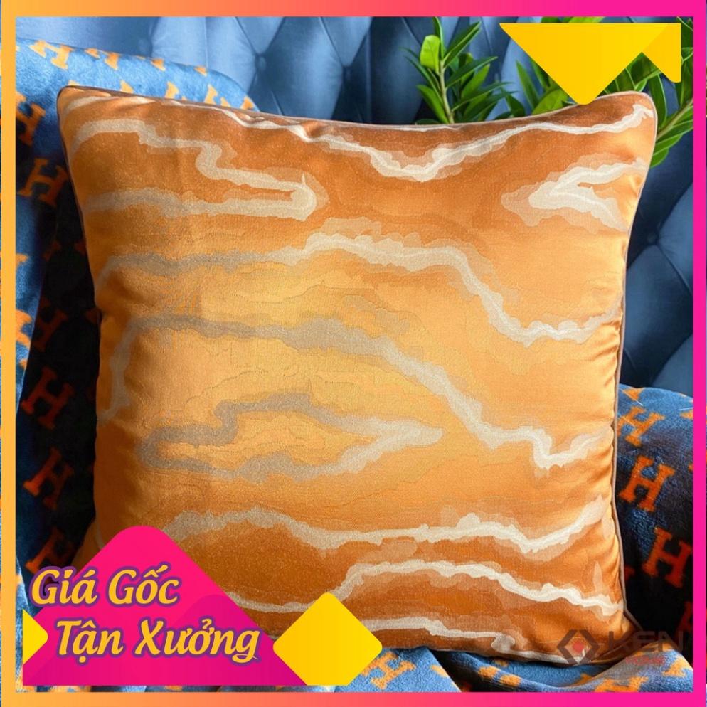 Gối Tựa Lưng Gối Tựa Sofa, Gối Vuông Trang Trí Hoa Văn Hiện Đại Kích Thước 45x45cm