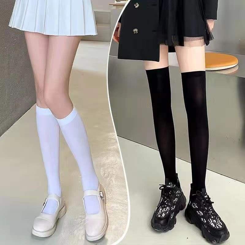 ( 4 size - 2 màu) Tất trơn JK phong cách học sinh Nhật Bản/ Vớ LOLITA MJ Cosplay