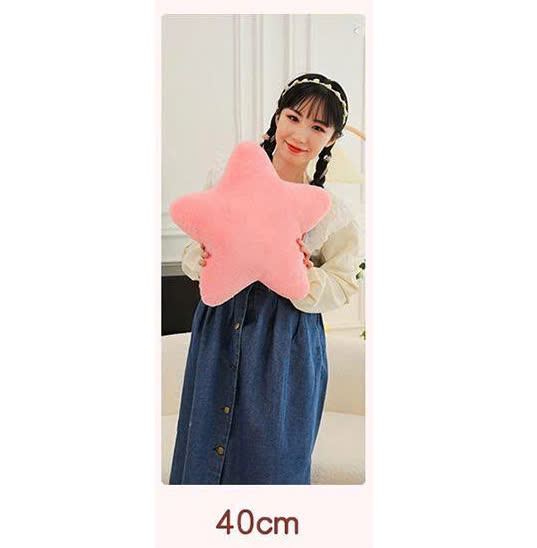 Gối ôm hình ngôi sao may mắn Lucky Star siêu mềm mịn (30cm---&gt;60cm) Thú bông ngôi sao cute êm ái, an toàn cho trẻ nhỏ