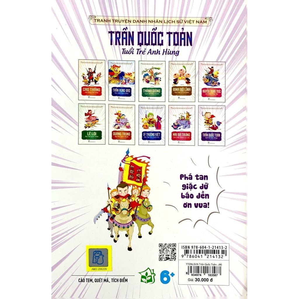 Truyện Tranh Danh Nhân Lịch Sử Việt Nam - Trần Quốc Toản Tuổi Trẻ Anh Hùng - Bản Quyền
