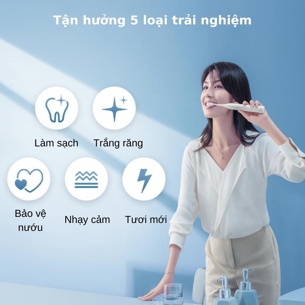 Bàn chải đánh răng điện Philips HX2471 với 5 chế độ làm sạch Công nghệ Sonicare Advanced Sonic - Hàng nhập khẩu