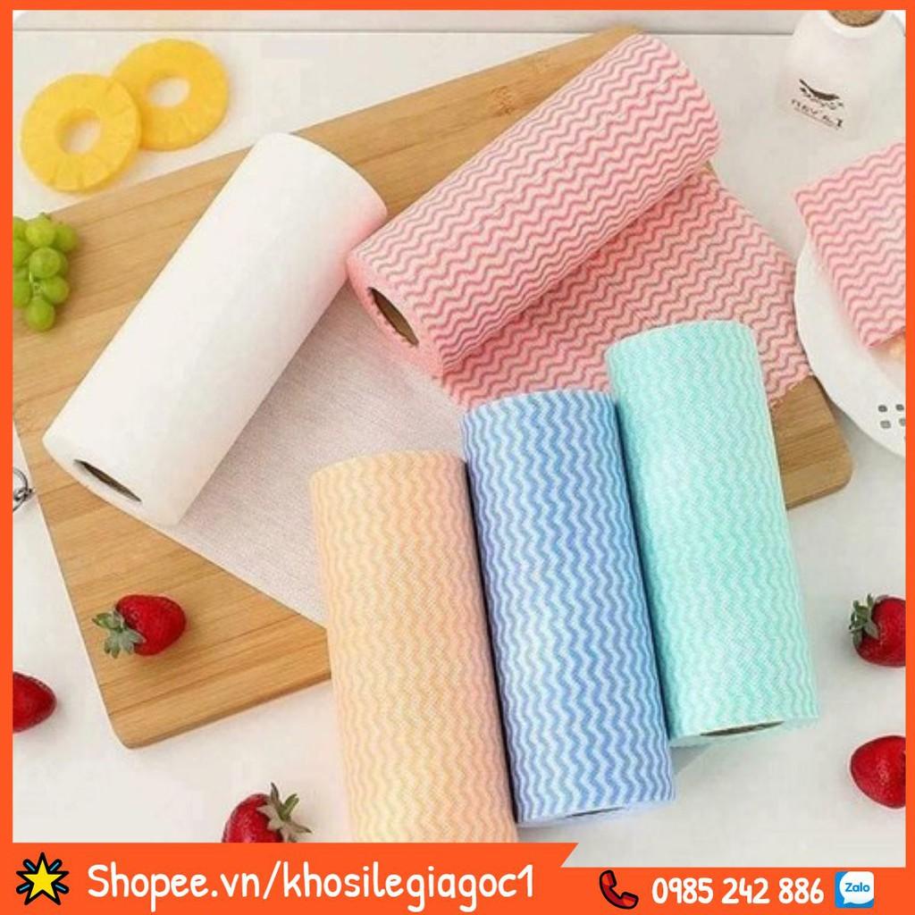 Cuộn Khăn Lau Đa Năng Bằng Vải Không Dệt
