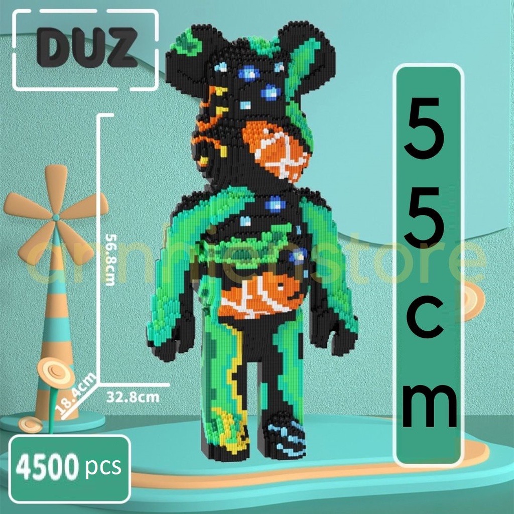 Lắp ráp gấu bear brick cỡ lớn 55cm