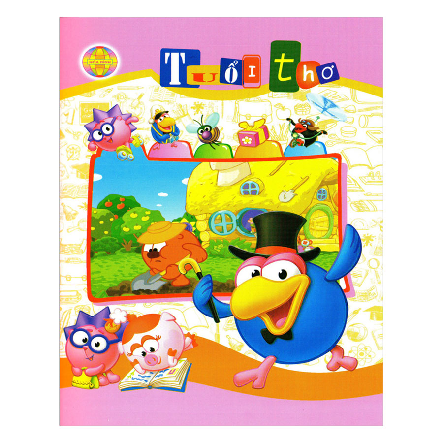 Lốc 5 Quyển Tập Tuổi Thơ 4 Ô Ly Hòa Bình