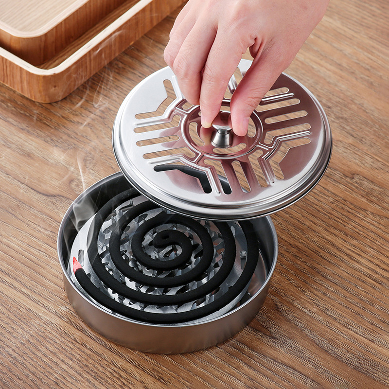 Khay Nhang Muỗi Có Nắp Đậy Chống Cháy