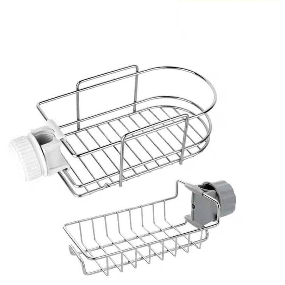 GIÁ ĐỂ ĐỒ RỬA CHÉN BÁT INOX GẮN VÒI NƯỚC [ Kho sỉ ]