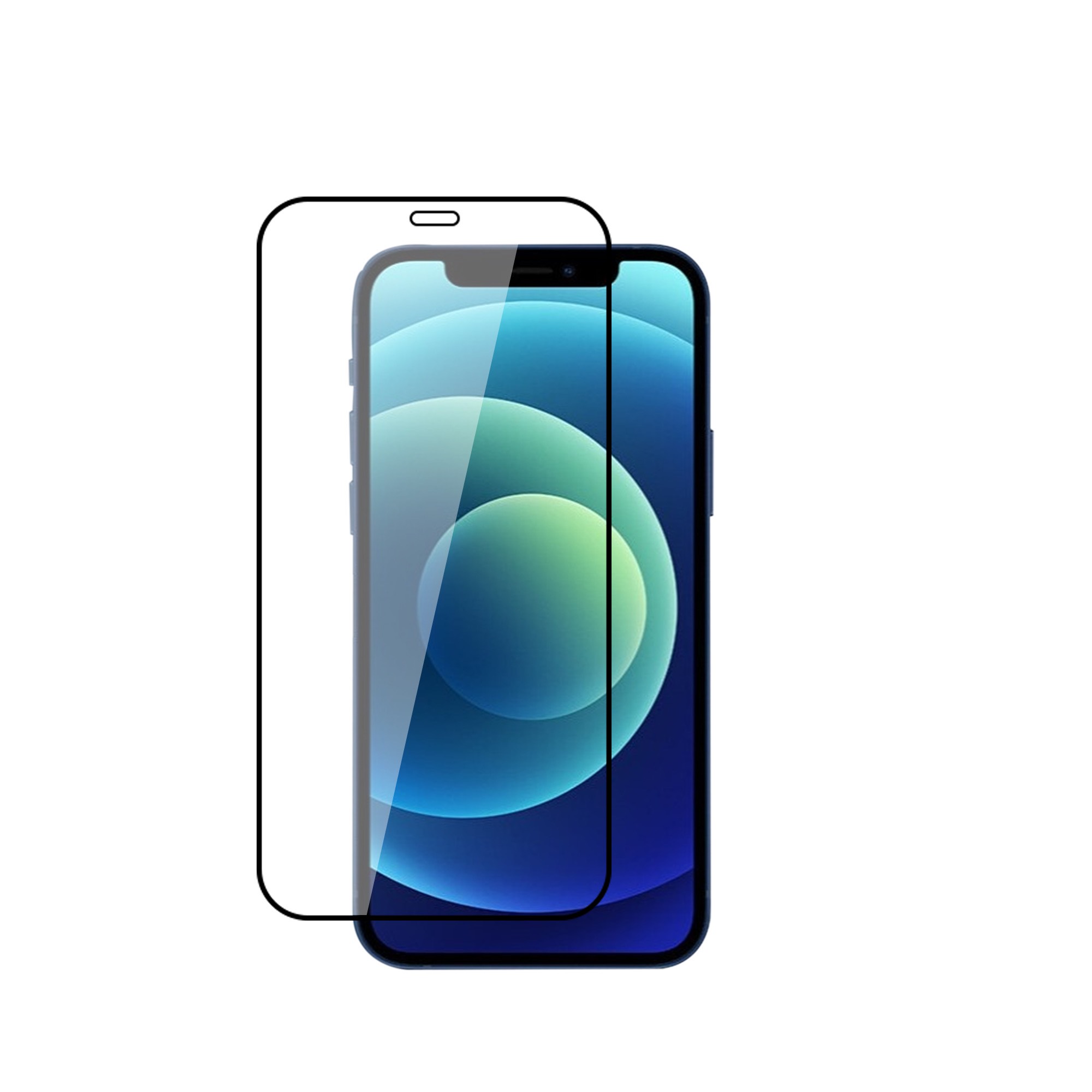 Miếng dán cường lực Mipow Kingbull Premium HD cho iPhone 12/12 Pro/ 12 Pro Max Full Viền Đen - Hàng chính hãng