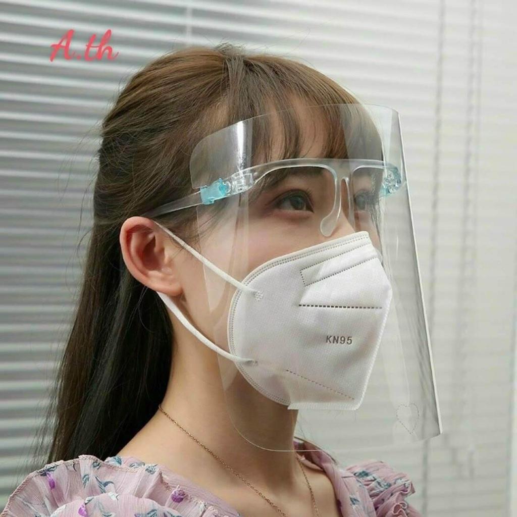 Sỉ 3k-Face Shield Kính Chống Giọt Bắn Bảo Hộ Chống Dịch - CẢ BỘ GỒM KÍNH VÀ GỌNG KÍNH NHƯ HÌNH