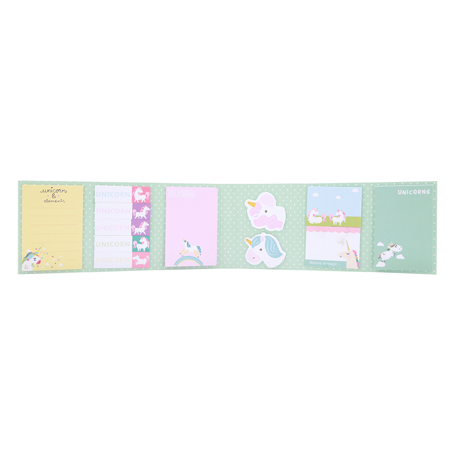 Sổ Giấy Sticky Note Unicorns Kỳ Lân (6 Xấp)