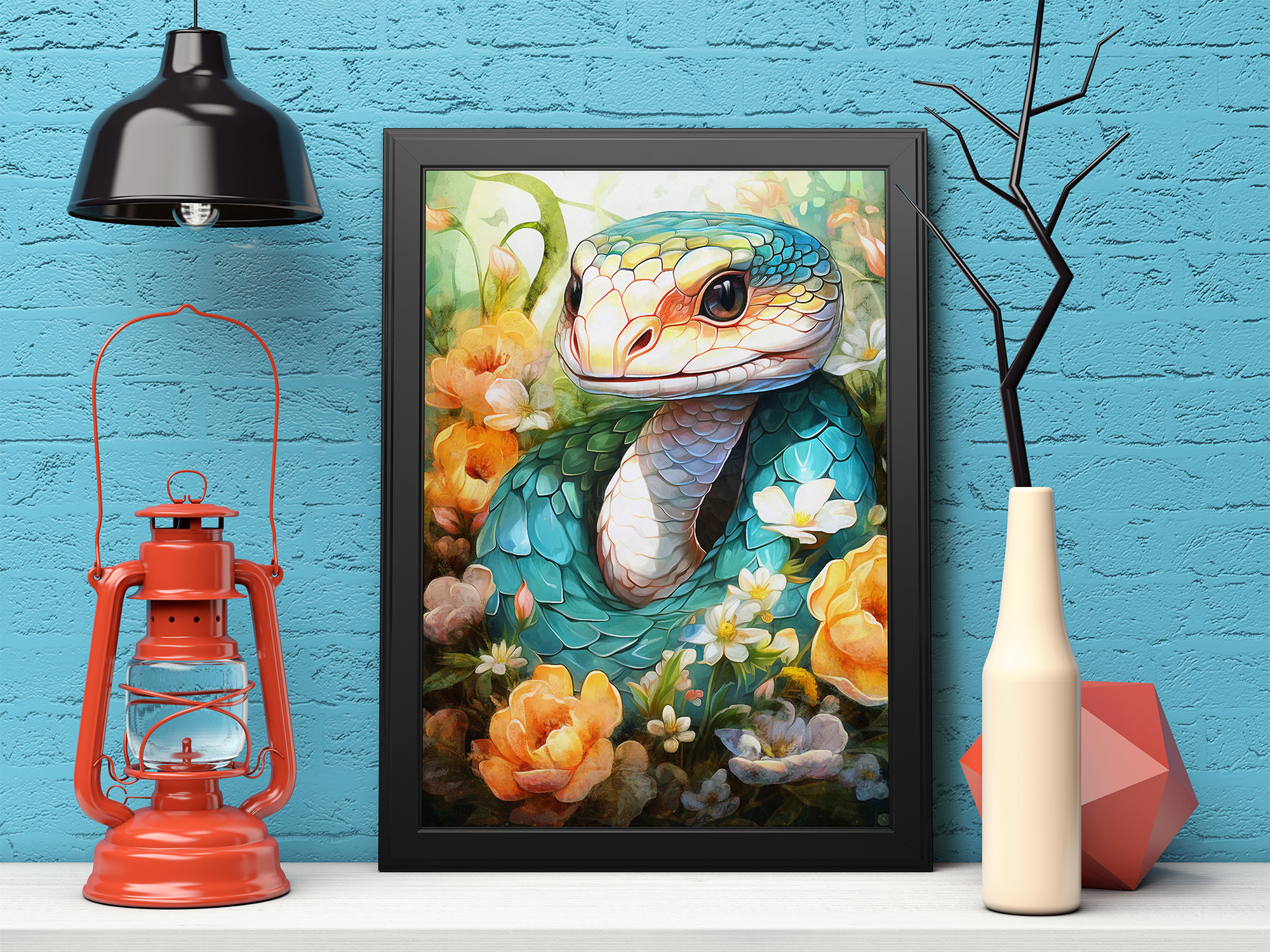 Quà tặng cho tâm | Tuổi rắn | Tranh nghệ thuật canvas