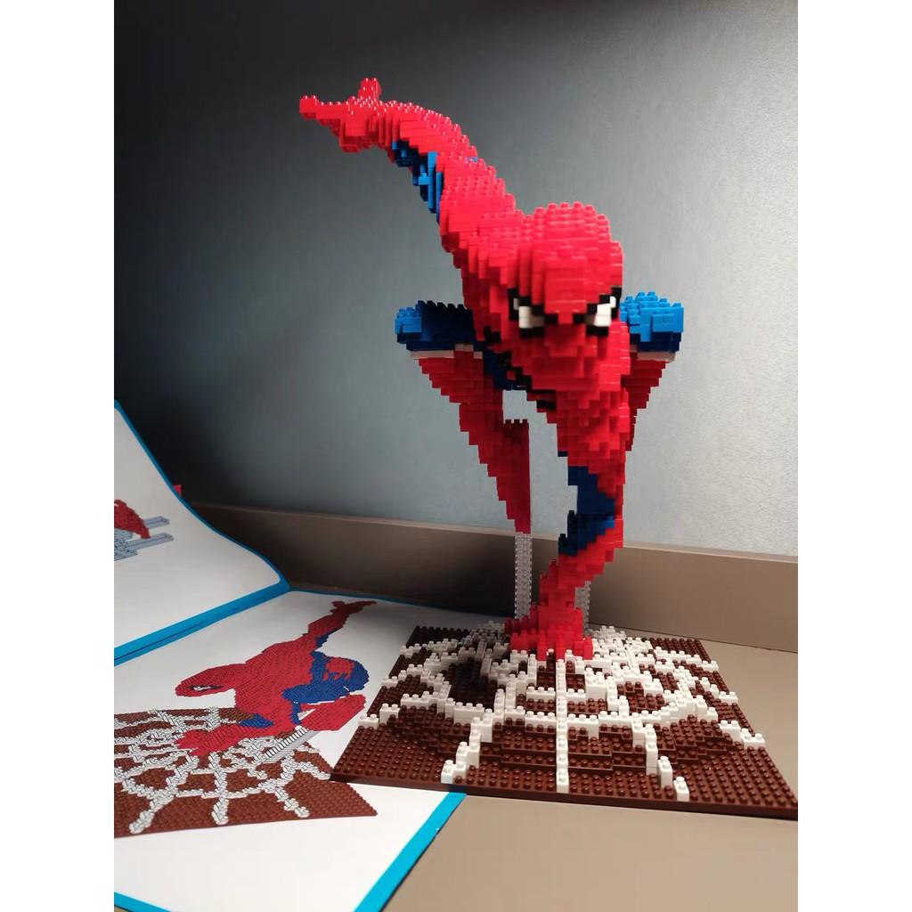 Mô hình diy lắp ghép đồ chơi xếp hình lắp ráp mèo máy siêu to mảnh ghép nano block decor trang trí