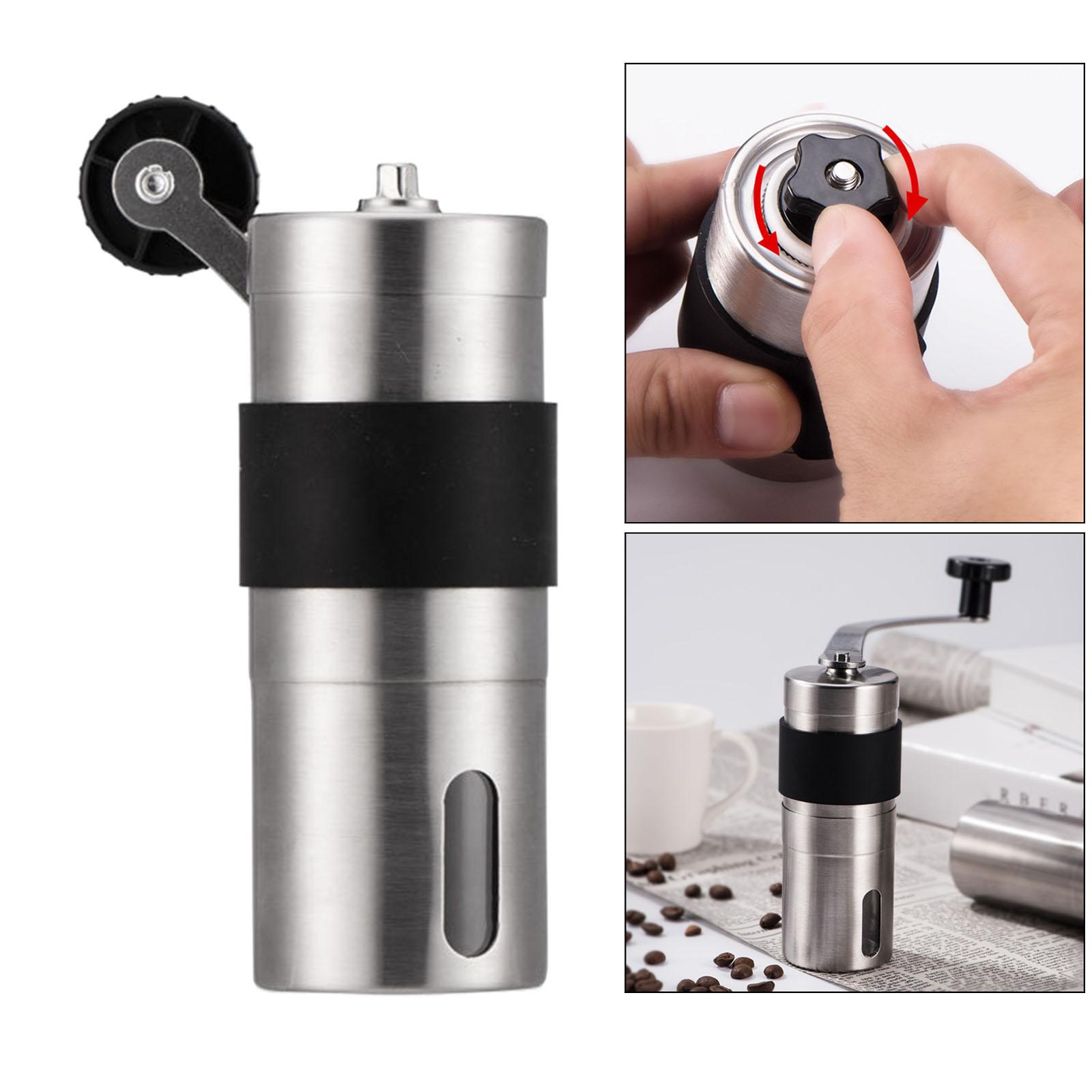 Manual Coffee Grinder 304 Stainless Steel Bean Burr Coffee Grinder for Kitchen Cafe Accessory