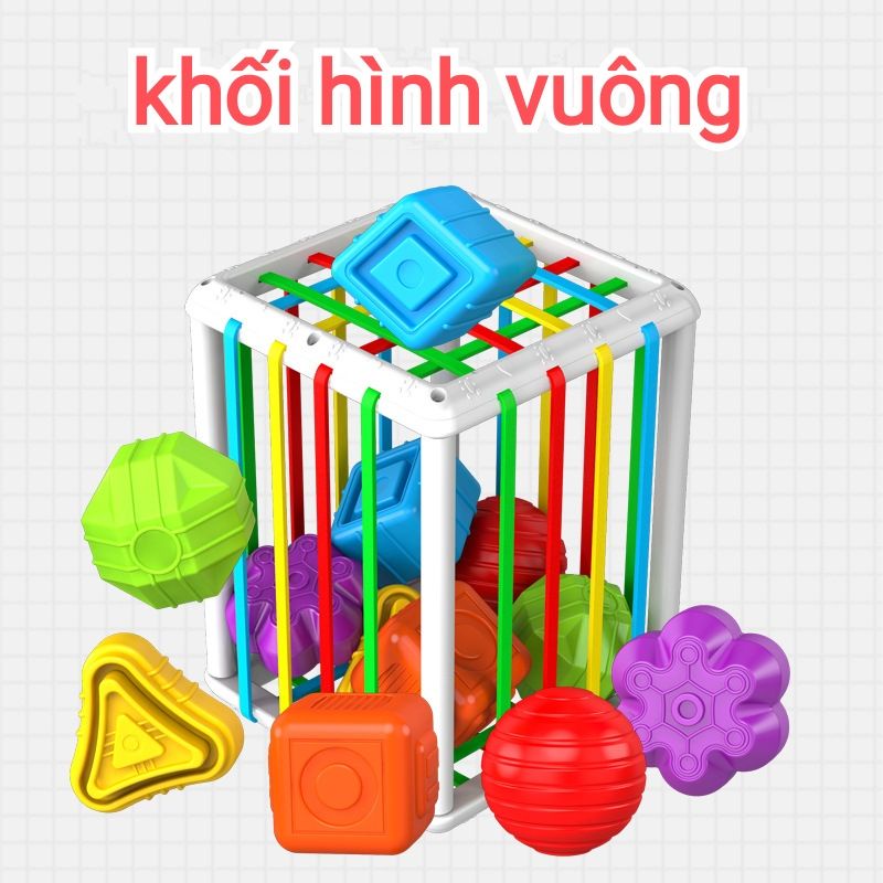 Đồ chơi thả hình nhiều hình khối đầy màu sắc mới cho bé Đồ chơi giáo dục
