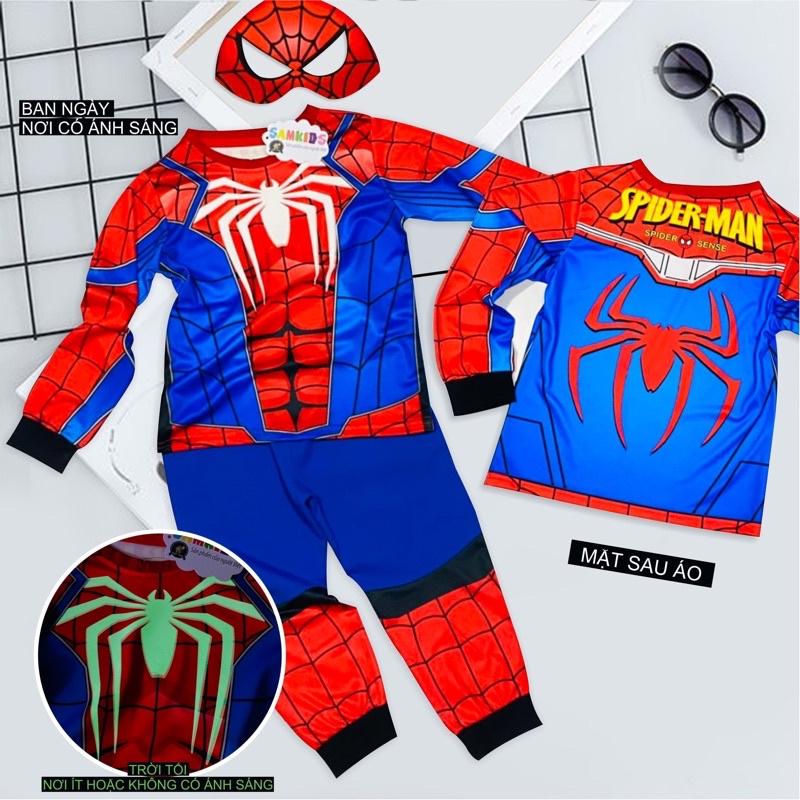 Bộ đồ siêu nhân nhện spider man SK009 dài Samkids