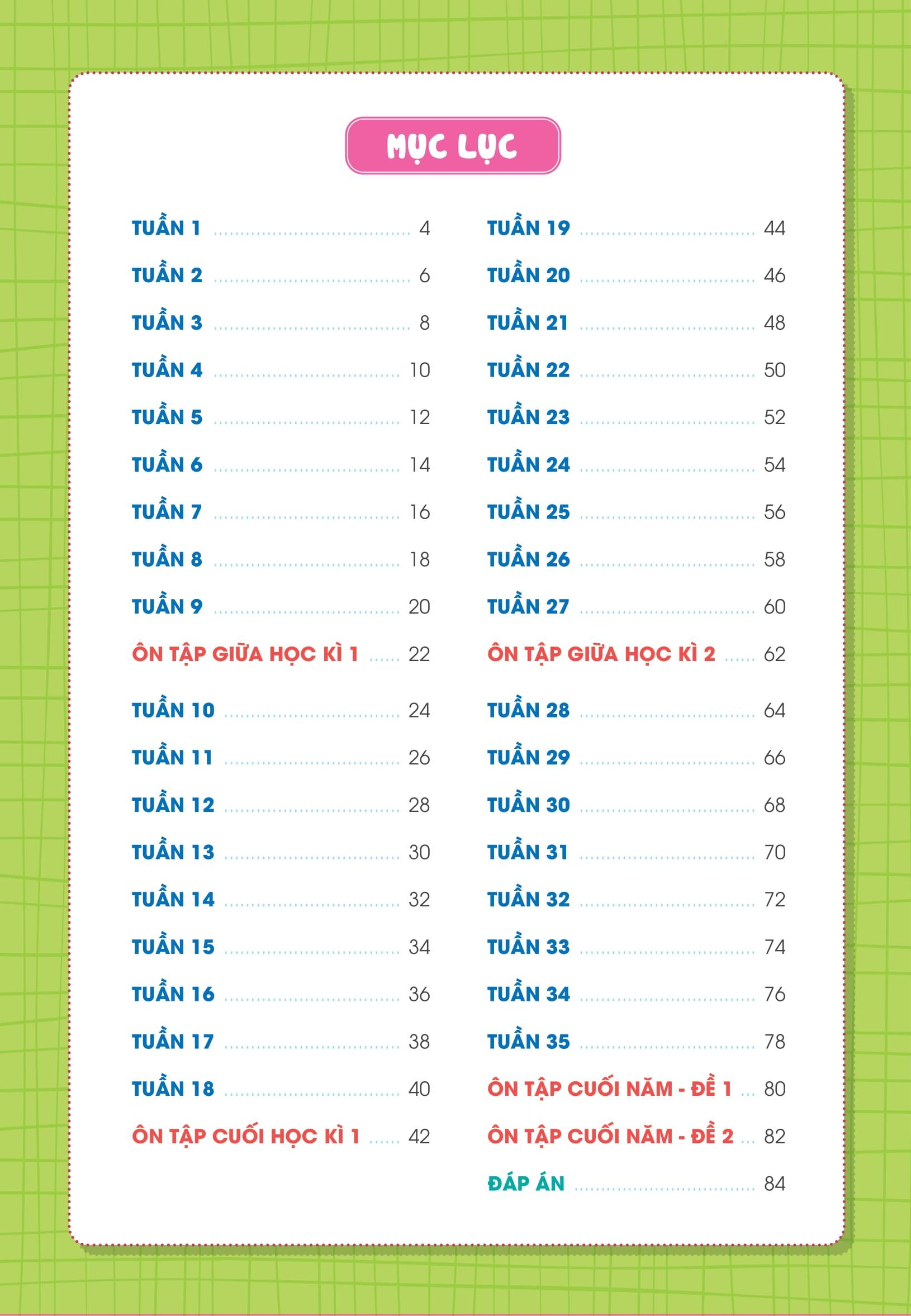 Sách - Phiếu Bài Tập Cuối Tuần Toán 5