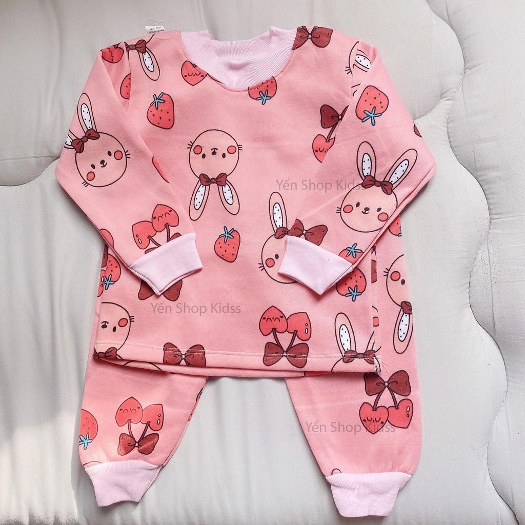 BỘ NỈ BÔNG CỔ CHUI CHO BÉ (5-14.5KG) (729