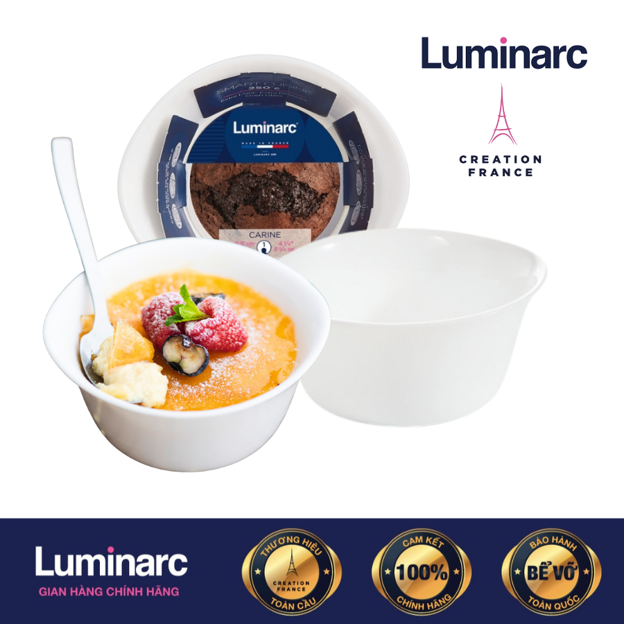 Bộ 3 Khay nướng Thuỷ Tinh Luminarc Smart Cuisine Tròn 11cm- LUKHN3295