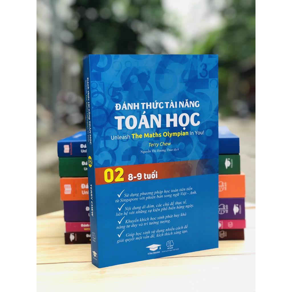 Sách Đánh Thức Tài Năng Toán Học 2, Toán Song Ngữ Singapore, Toán lớp 2, lớp 3 ( 8 - 9 tuổi )