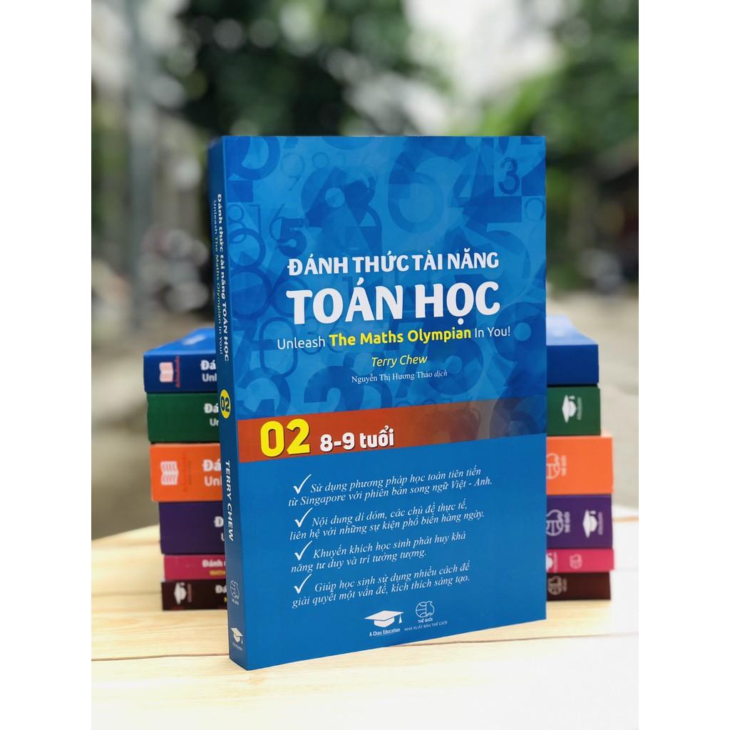 Sách Đánh Thức Tài Năng Toán Học 2, Toán Singapore lớp 2, lớp 3 ( 8 - 9 tuổi )