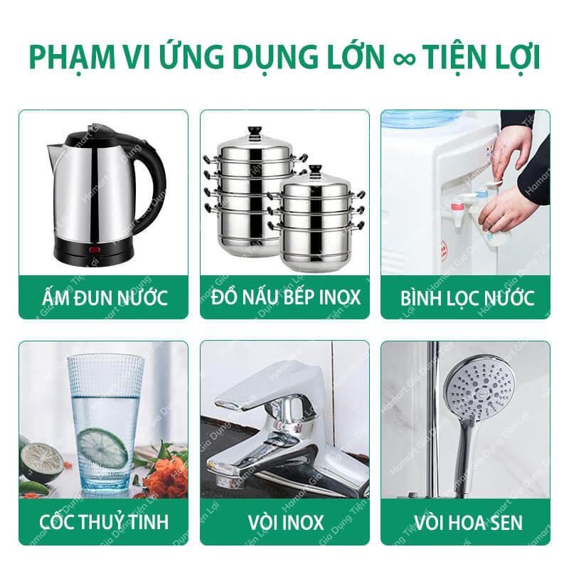 Gói Tẩy Cặn Canxi Phích Nước Acid Citric Dạng Bột Tẩy Cặn Bình Đun Nước Siêu Tốc Tiện Dụng