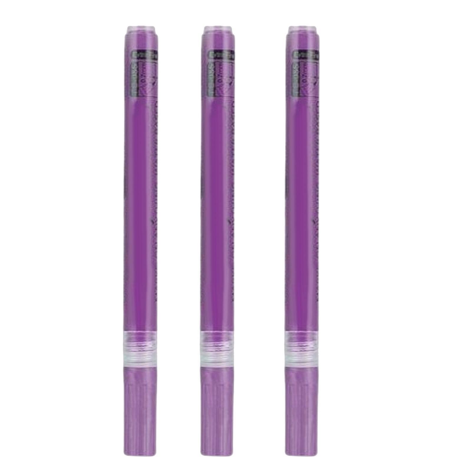 3x Marker Pen Golf Sunscreen Alignment Marks Ball Liner Markers Pen Acrylic Ink Pen for Training Golfer
