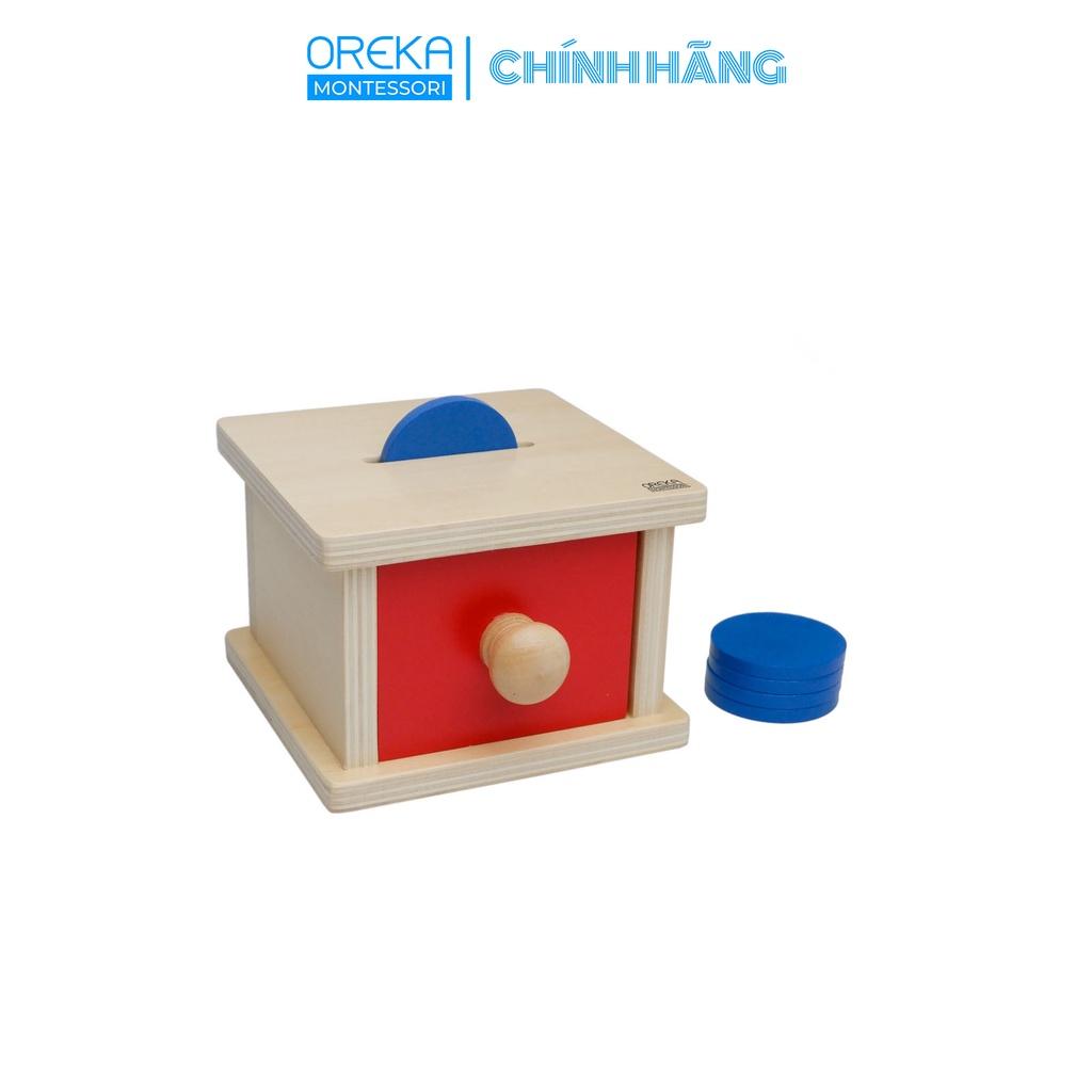 Đồ chơi trẻ em Oreka Montessori Hộp thả Đồng xu - 0120800