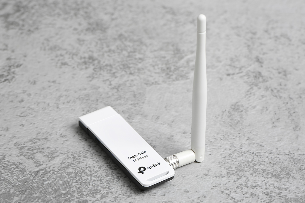 USB Wifi 150Mbps TP-Link TL-WN722N Trắng - Hàng chính hãng