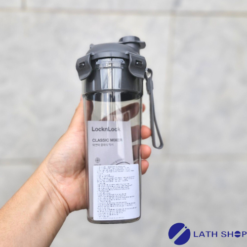 LocknLock Bình Đựng Nước Có Lưới Lọc, Dây Đeo, Chất Liệu Nhựa Tritan- 450ml - Hàng Chính Hãng
