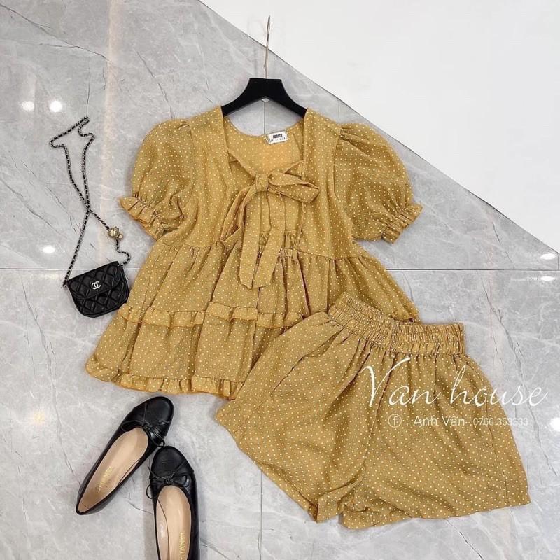 Set bộ chấm bi bèo tầng hot hit - hinhin