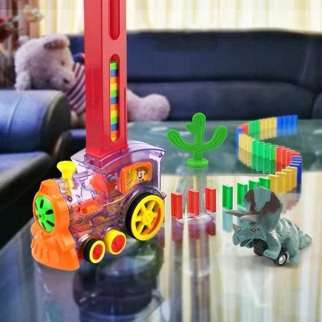 Đồ chơi Xe lửa thả Domino