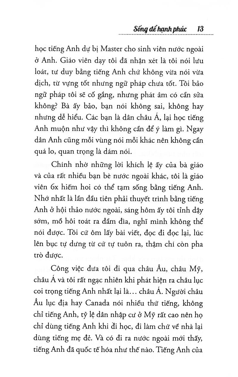 Sống Để Hạnh Phúc