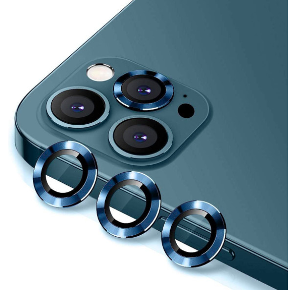 Bộ miếng dán kính cường lực bảo vệ Camera cho iPhone 11 Pro/11 Pro Max, 12 Pro/12 Pro Max Greencase Kuzoom (độ cứng 9H, chống trầy, chống chụi &amp; vân tay, bảo vệ toàn diện) - Hàng nhập khẩu