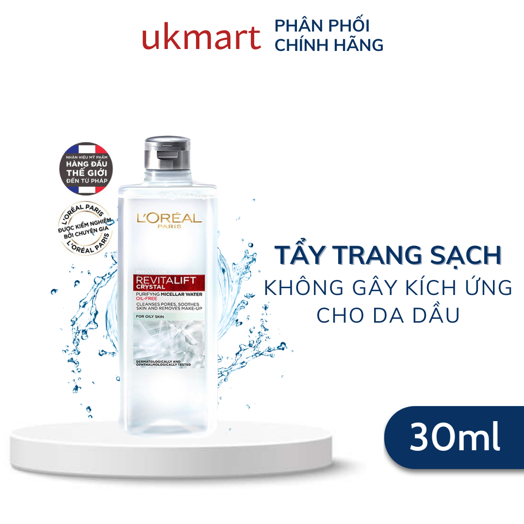 Nước Tẩy Trang L'Oreal Paris Cho Mọi Loại Da 3-in-1 Loreal Micellar Water Da Dầu Da Nhạy Cảm Da Khô