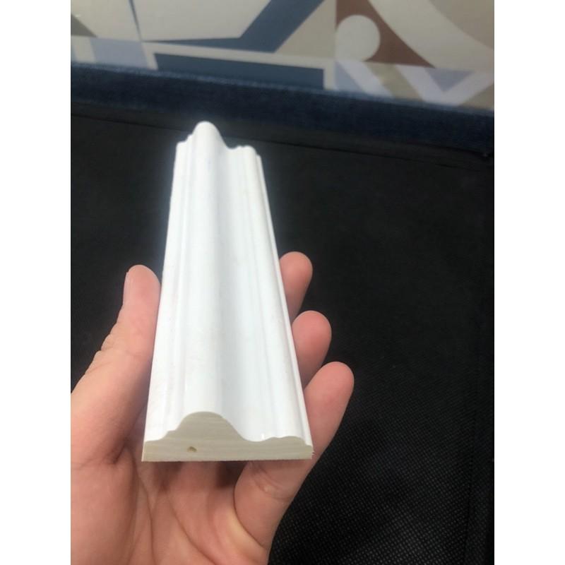Chỉ nhựa PU xốp bản 4.3cm trắng thô thích hợp sơn thay đổi màu sắc
