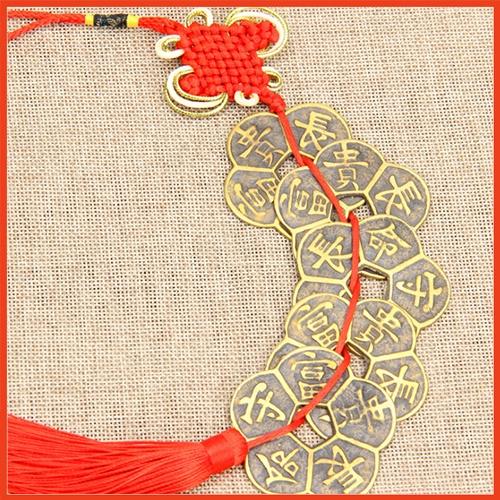 Dây Ngũ Phúc Hoa Mai Bằng Đồng Chiêu Tài Lộc
