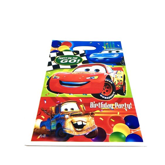 10 túi quà Birthday party 17 x 25 cm chủ đề hoạt hình Cars