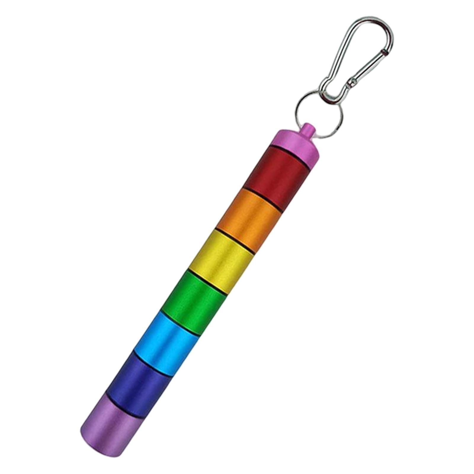 Case Small Aluminium Alloy Box Keychain Container for Outdoor