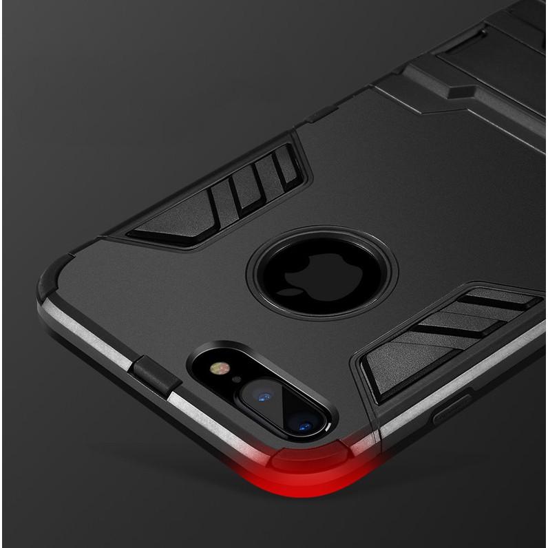 Ốp lưng điện thoại dành cho iphone ip 6 6s 7 8 plus se x xr xs max 11 pro max - iron man - chống sốc - chống va đập - gạt chống