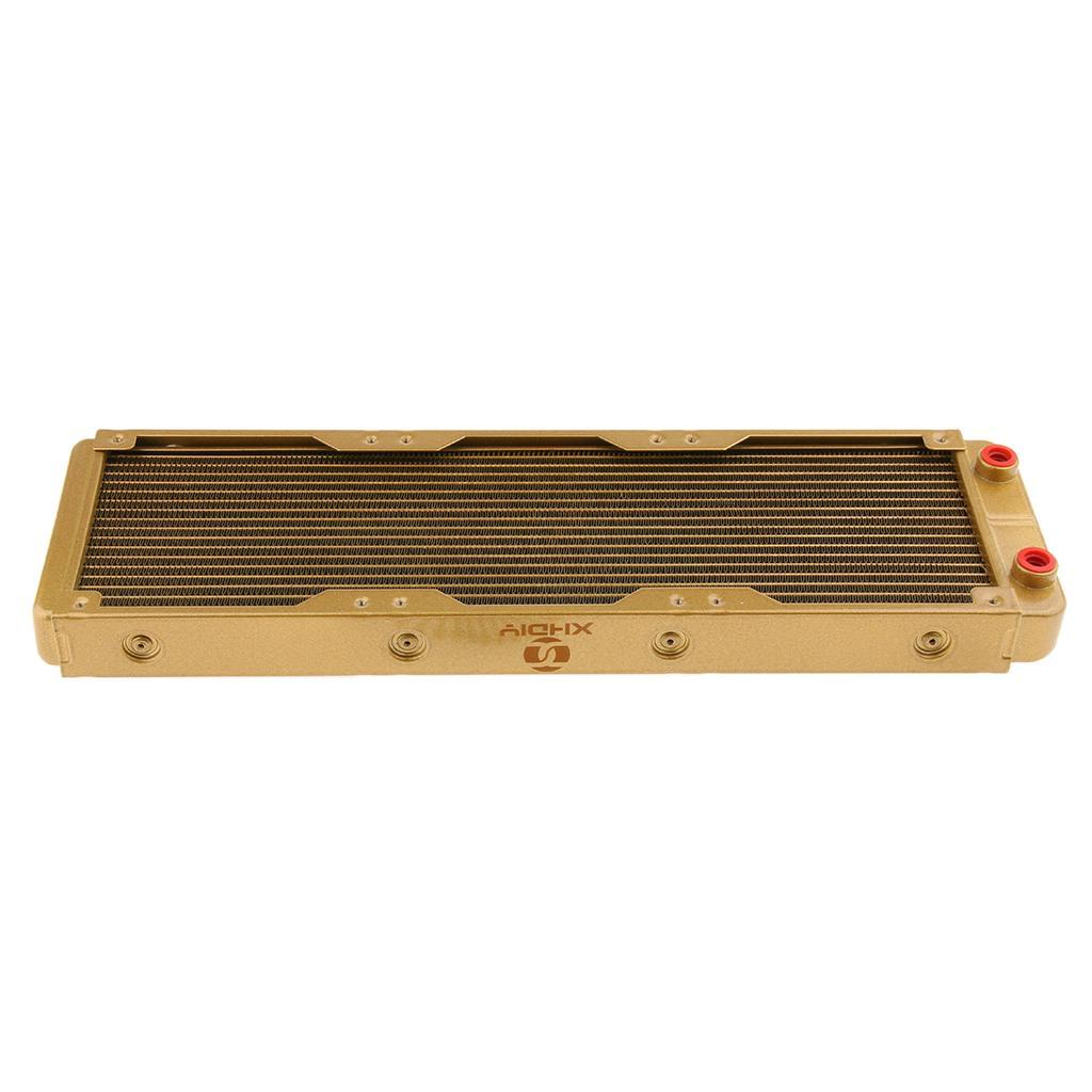 Aluminum Radiator 10Pipe Water Cooler Cooling Heatsink Heat Exchanger 360mm