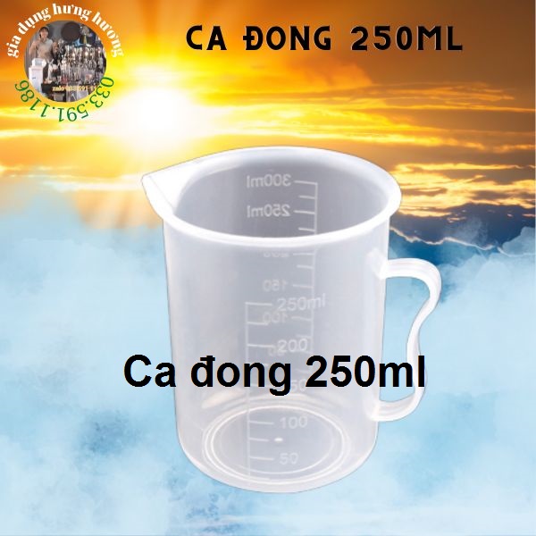 ly đong định lượng, vạch chia 250ml