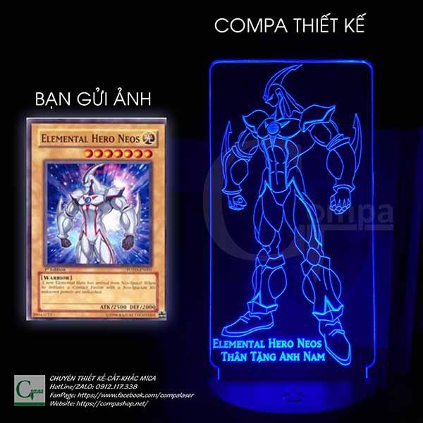 Đèn Ngủ Yugi-Oh Elemental HERO Neos Type 01