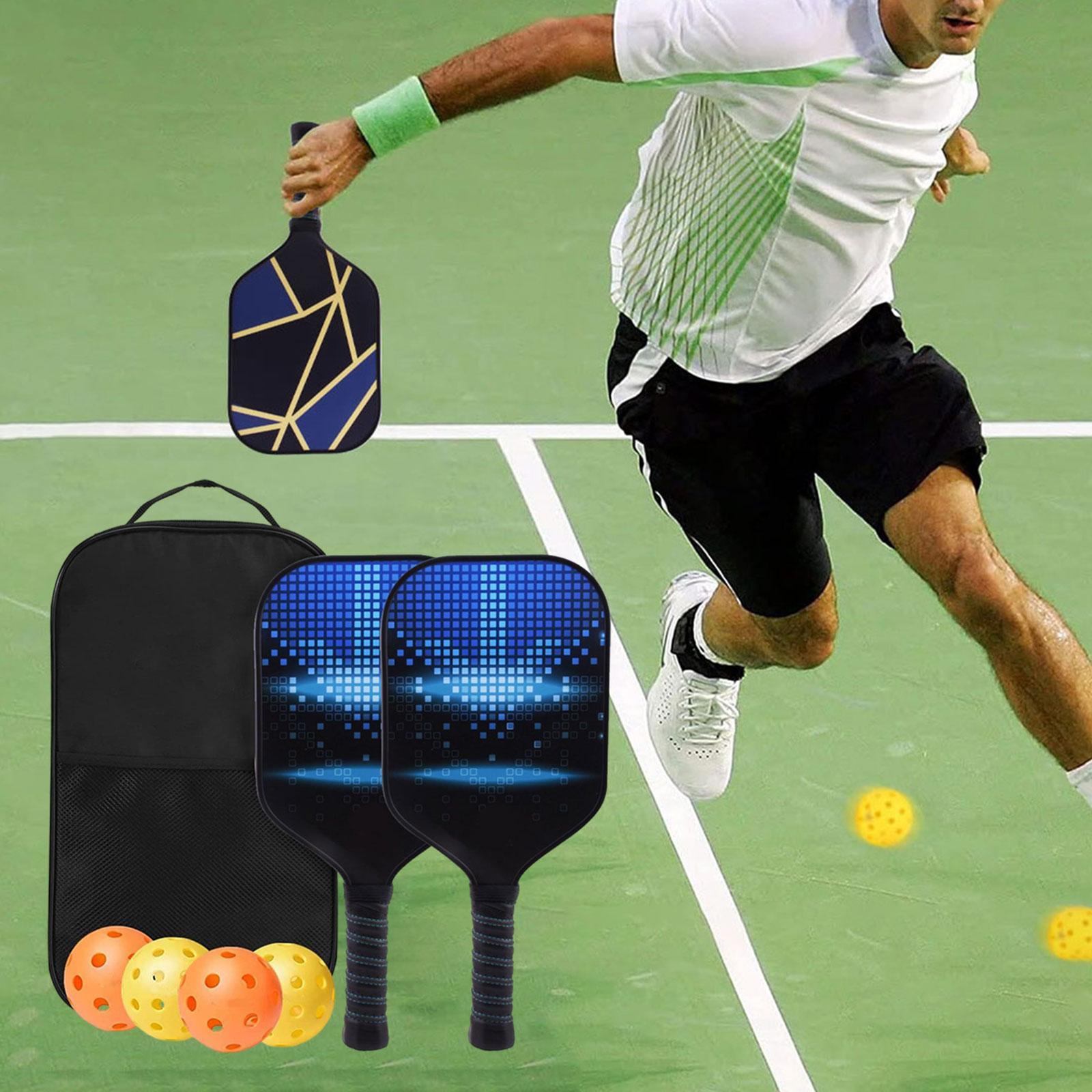 Premium Pickleball Paddles Set Nonslip Grip with Carry Bag Portable Racquets